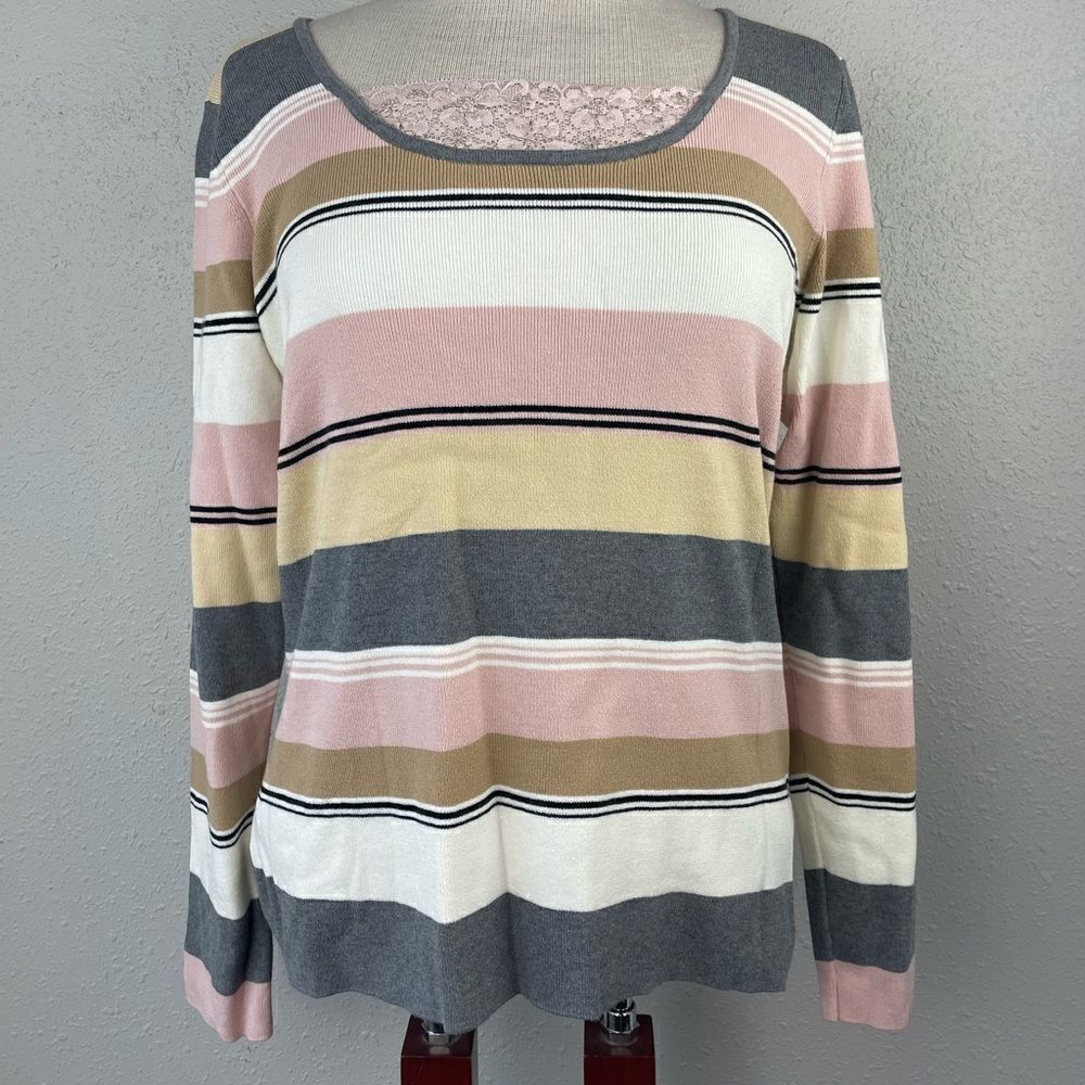 EUC Emma James Womens Long Sleeve Top Size M